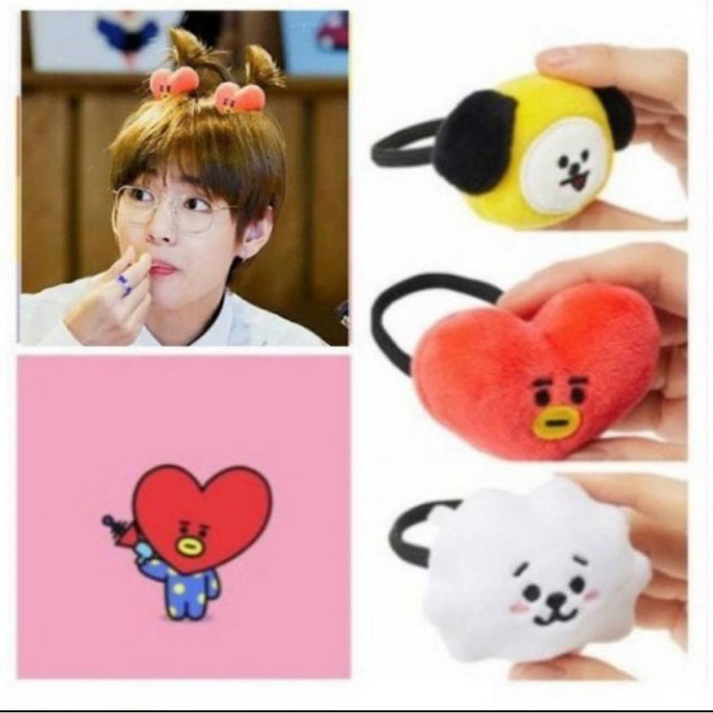 [COD] Ikat Rambut BTS BT21 KPOP Bangtan Boys/ Kuncir Kunciran BTS BT21