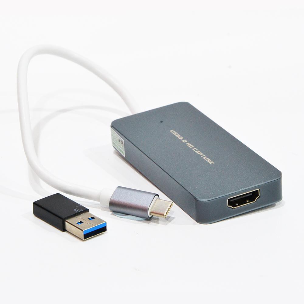 USB3.1 TYPE-C TO HDMI VIDEO HD GAME CAPTURE LIVE STREAMING 1080P WITH CONNECTOR EZCAP 265C 265