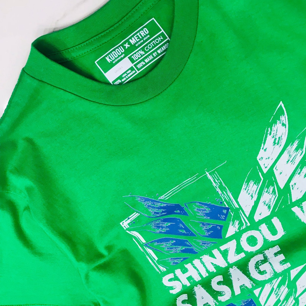 Tshirt Sasageyo Scouting Green SNK Attack on Titan