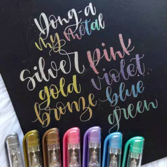 

PULPEN PEN METALIK EMAS PERAK GOLD SILVER DONG A MY METAL