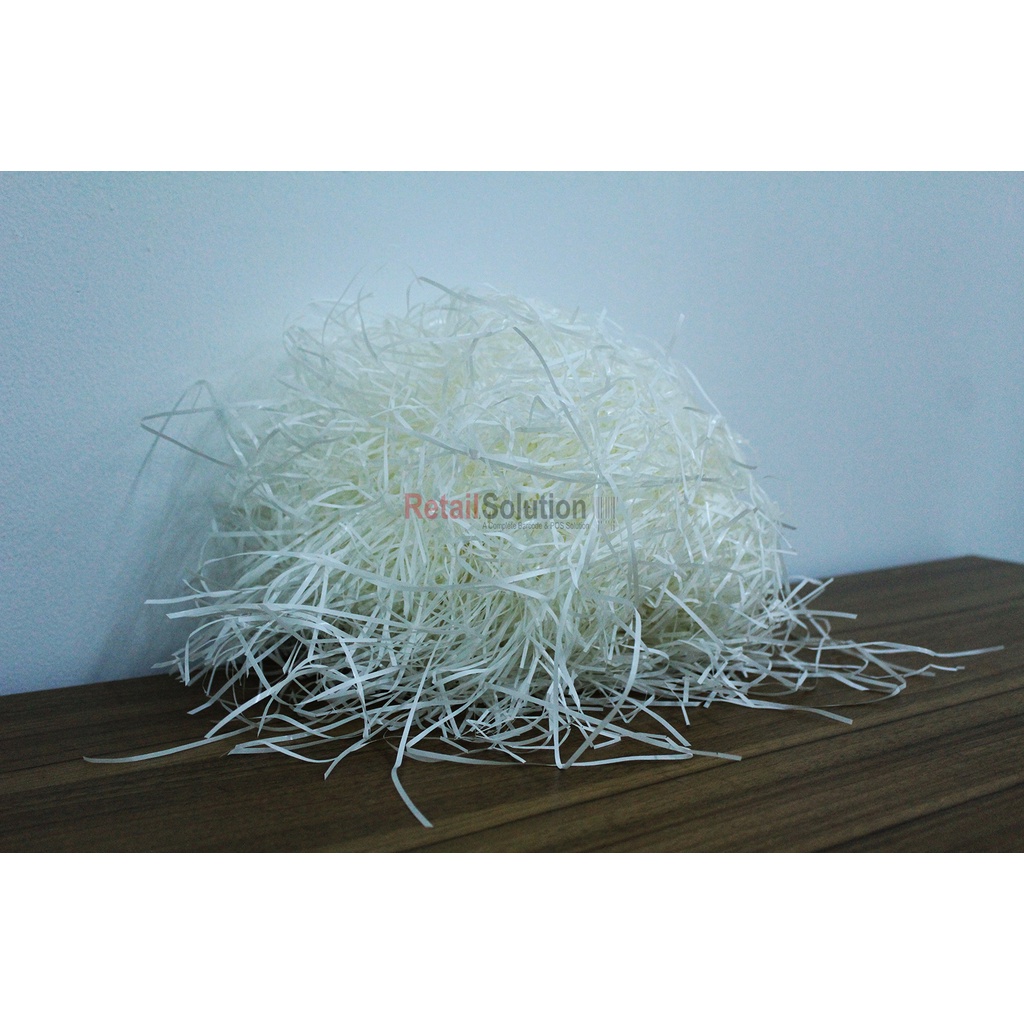 Kertas Cacah Shredded Serut 1KG - White Putih untuk Packing Souvenir