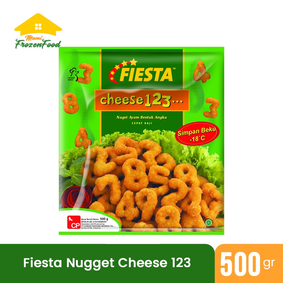 

Fiesta Nugget Cheese 123 / Naget Ayam Rasa Keju (400gr)