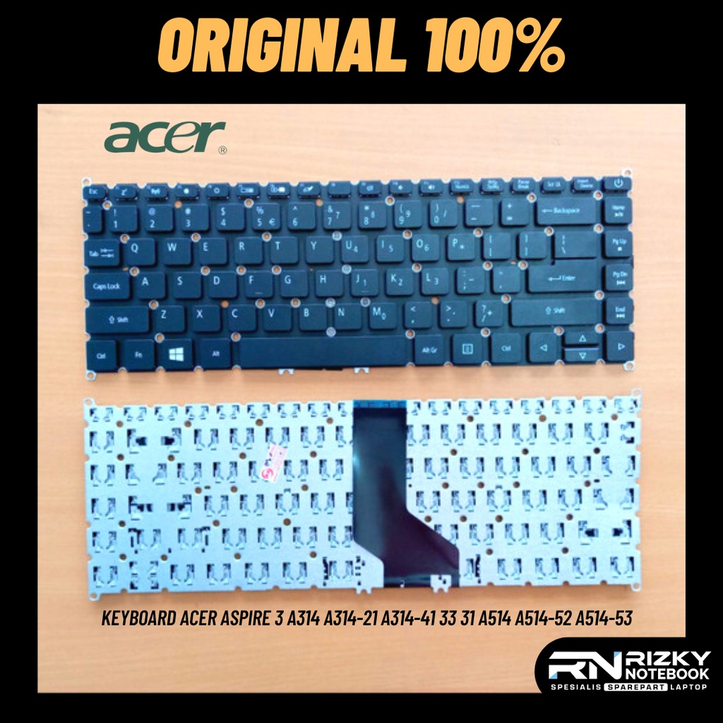 Keyboard Acer Aspire 3 A314 A314-21 A314-41 33 31 A514 51 A514-52 A514-53