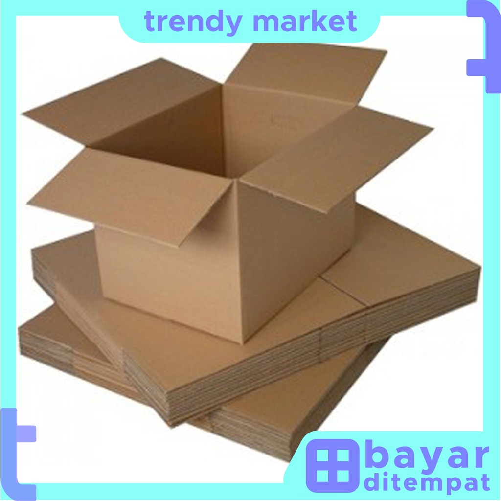 

TRendymarket Kardus Polos Packing Box Karton Kotak Aksesoris Souvenir Kado Polos kP01