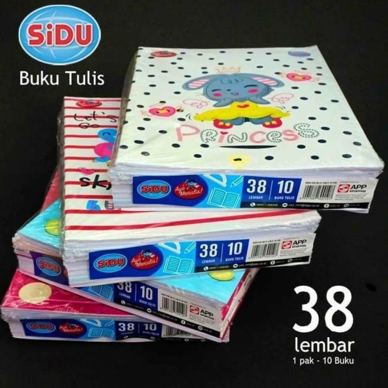 

(Y8M2).. Buku sidu 38 lembar per pak.1 pak isi 10 buku. //Datang@lagi