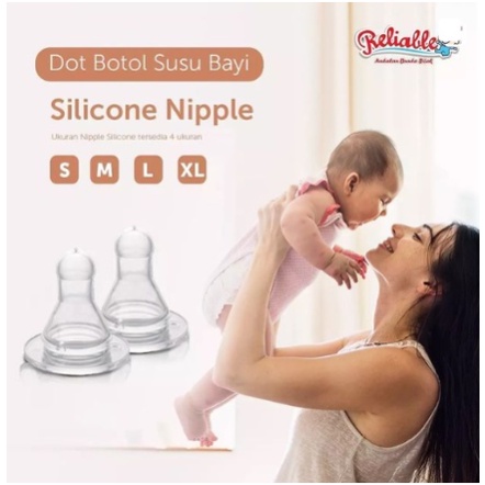 KARET DOT BAYI RELIABLE SILICONE NIPPLE