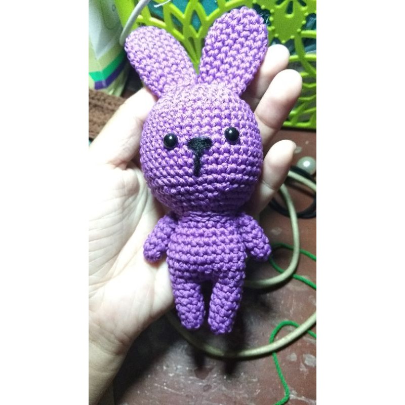 BONEKA RAJUT KELINCI AMIGURAMI MINI ASLI HANDMADE MURAH