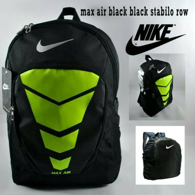 Tas Ransel Nike Max Air Besar Pria Wanita Untuk Travel Naik Gunung Mudik Warna Hijau