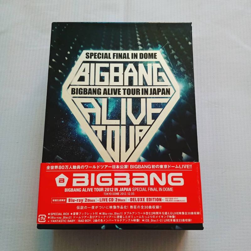 [WTS] BIGBANG ALIVE TOUR IN JAPAN - SPECIALL FINAL IN DOME (BLU-RAY)