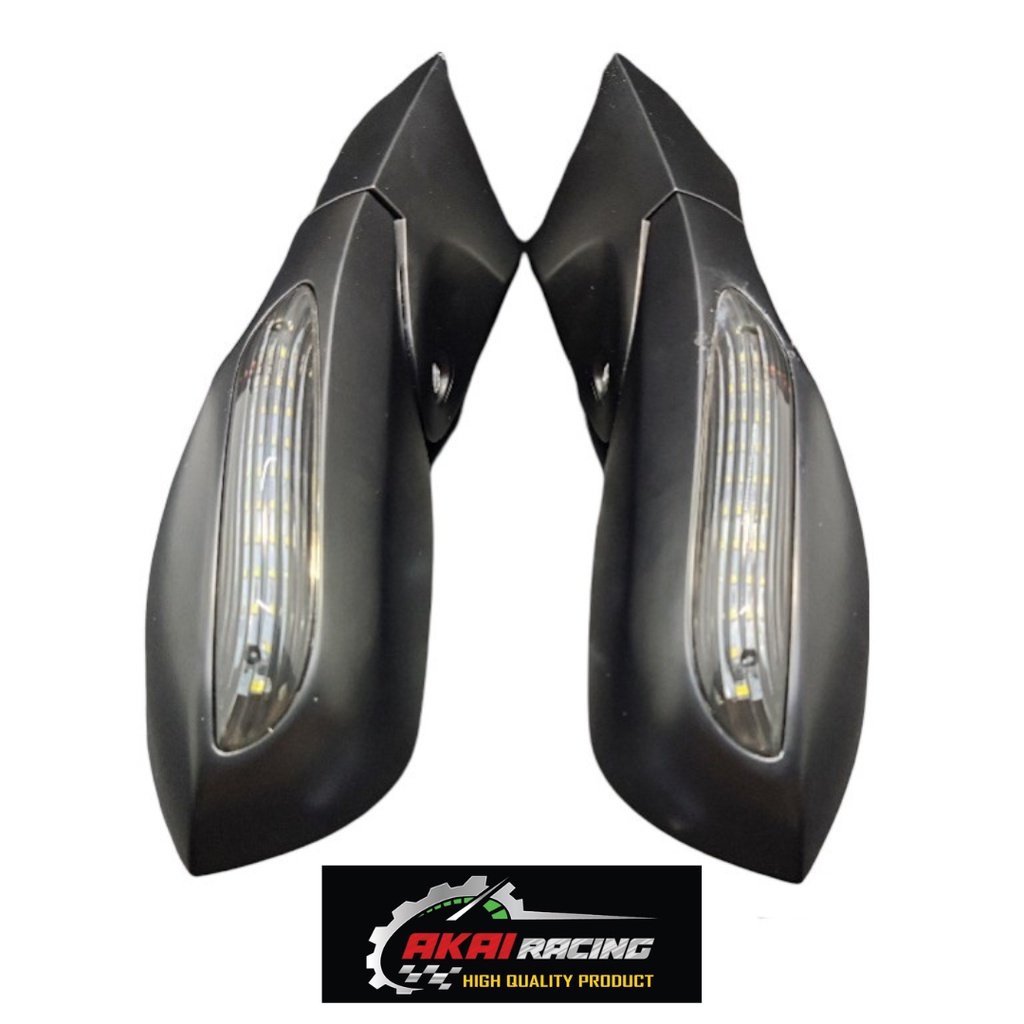 Spion Nmax Spion Lipat Nmax + Lampu Sen Bahan Plastik Abs Akai Racing