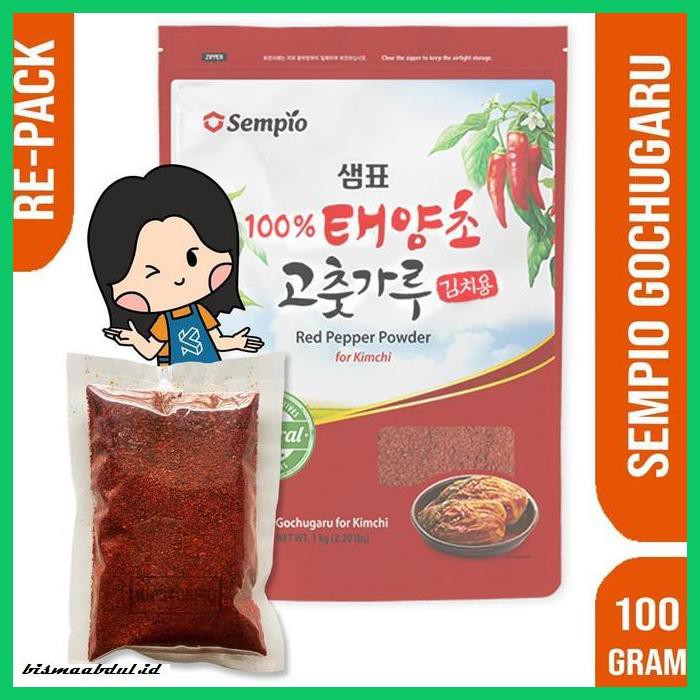 

Aneka-Sambal- Sempio Gochugaru Sempio Korean Hot Pepper Powder Bubuk Kimchi 100 Gram