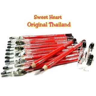 Pensil Alis Thailand Sweet Heart Eyebrow &amp; Eyeliner Original