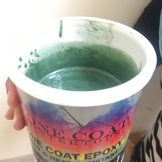 

Stonecoat cat epoxy green met colour 1litter