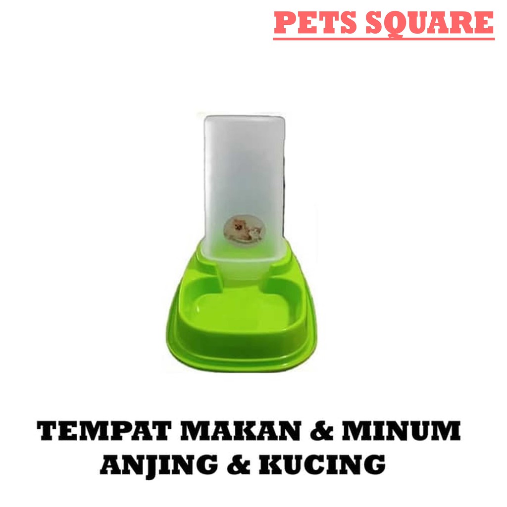 TEMPAT MAKANAN MINUMAN KUCING ANJING ANTI SEMUT BOWL DISPENSER 1.5L