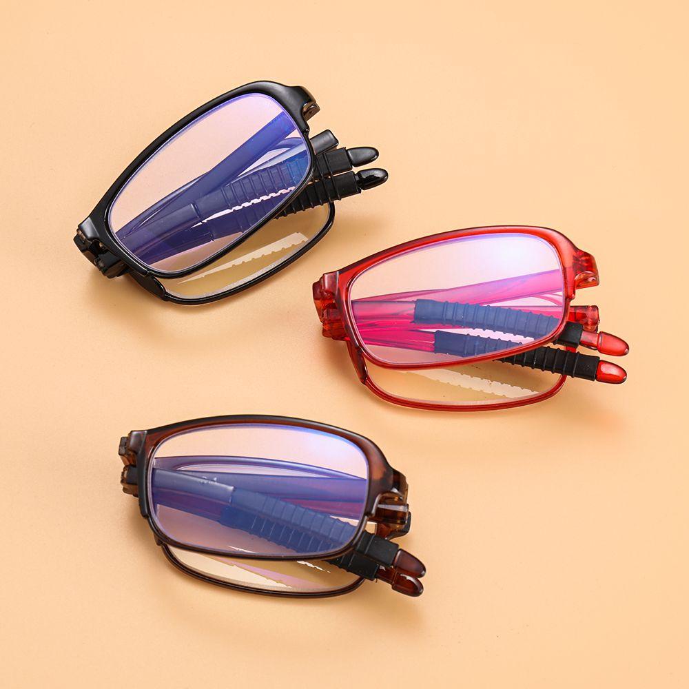 R-flower Kacamata Baca TR90 Portable Compact Eyewear Lipat