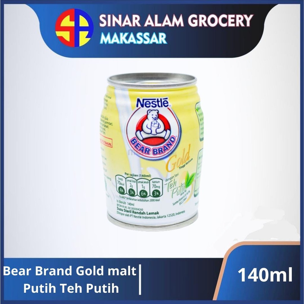 

Bear Brand Gold Teh Putih 140ml