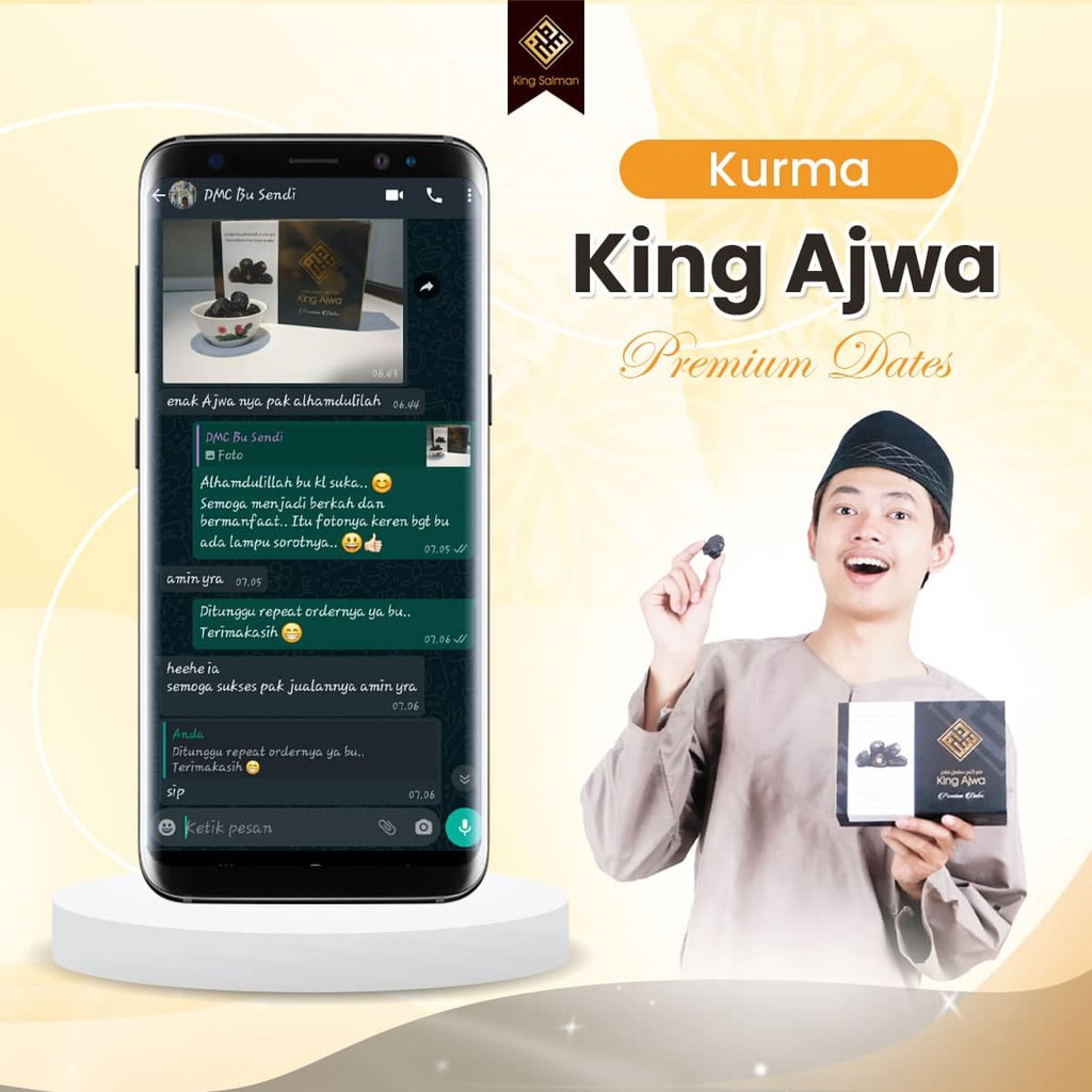 

Kurma Ajwa Surabaya King Ajwa Original