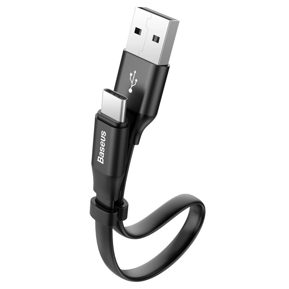 Kabel Charger USB Type C 2A 23cm - CATMBJ-01 - Black