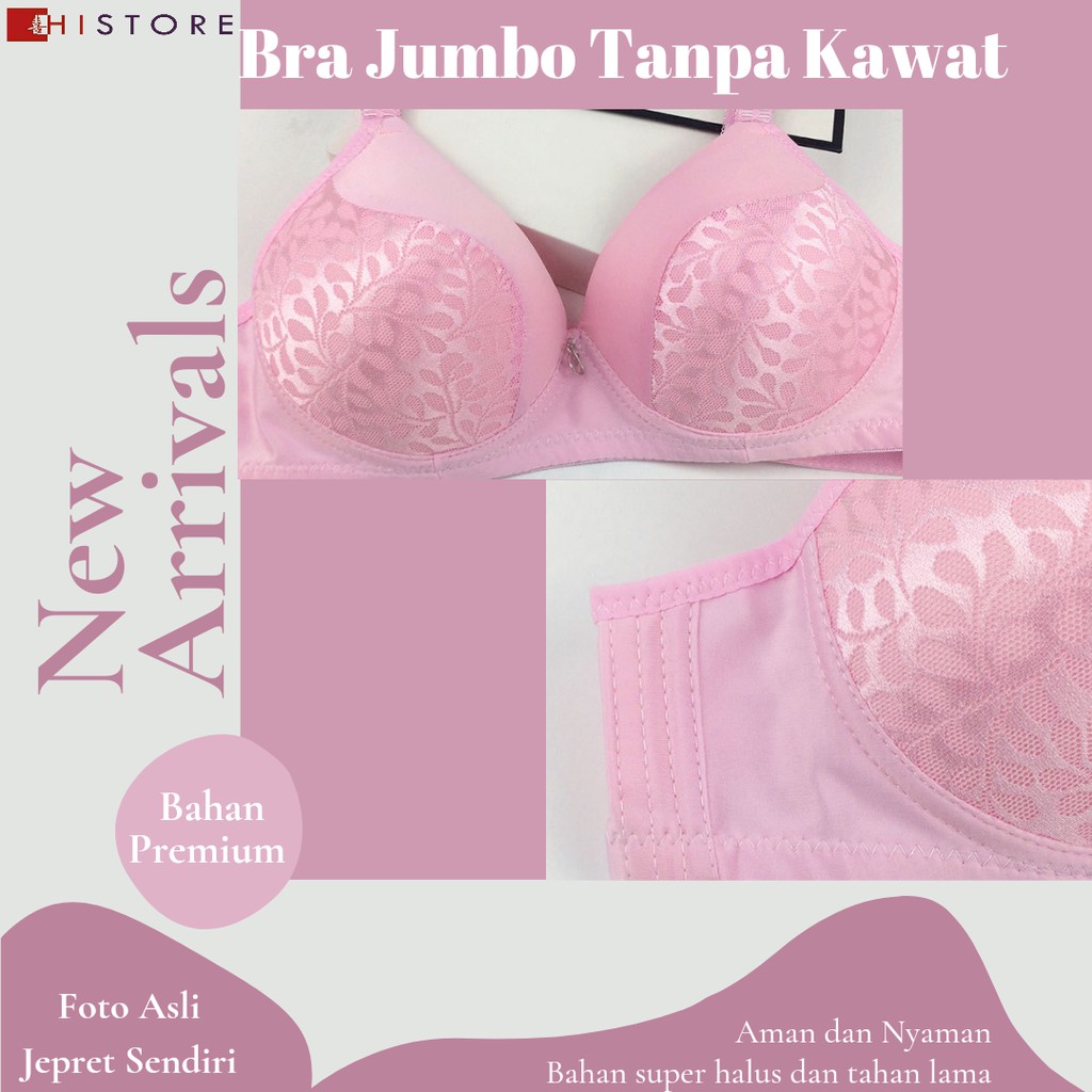 [HI] Bra BH FASHION Wanita CUP 3/4B Bra wanita Premium BH Busa Tipis Tanpa Kawat Sangat Nyaman 286