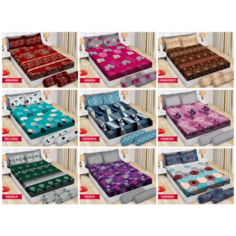 SPREI / SEPRAI BONITA 3D MOTIF BATIK KING/QUEEN