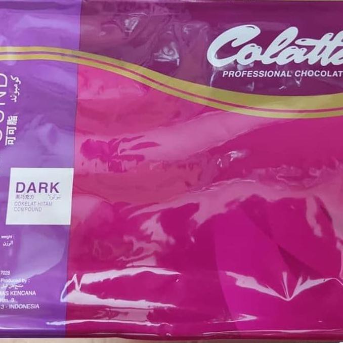 

COLATTA Chocolate Compound Dark Coklat Hitam 1 KG