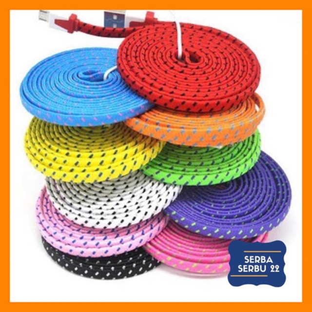 3 METER Kabel Data Panjang / Charger Tali Sepatu / Kabel Data 3 METER
