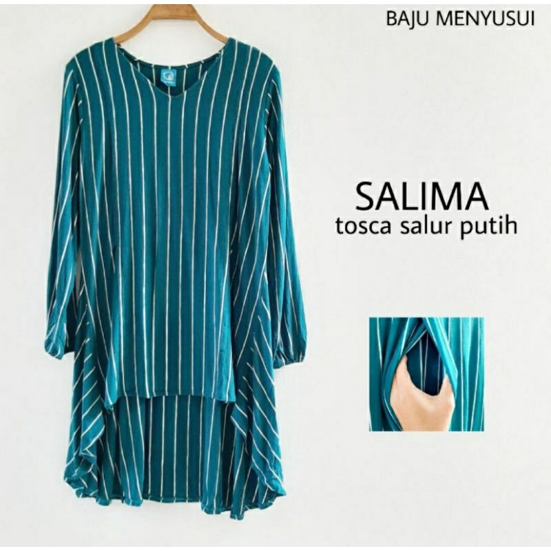 MAMIGAYA Nursing Wear SALIMA Bahan Kaos ASI Atasan Menyusui