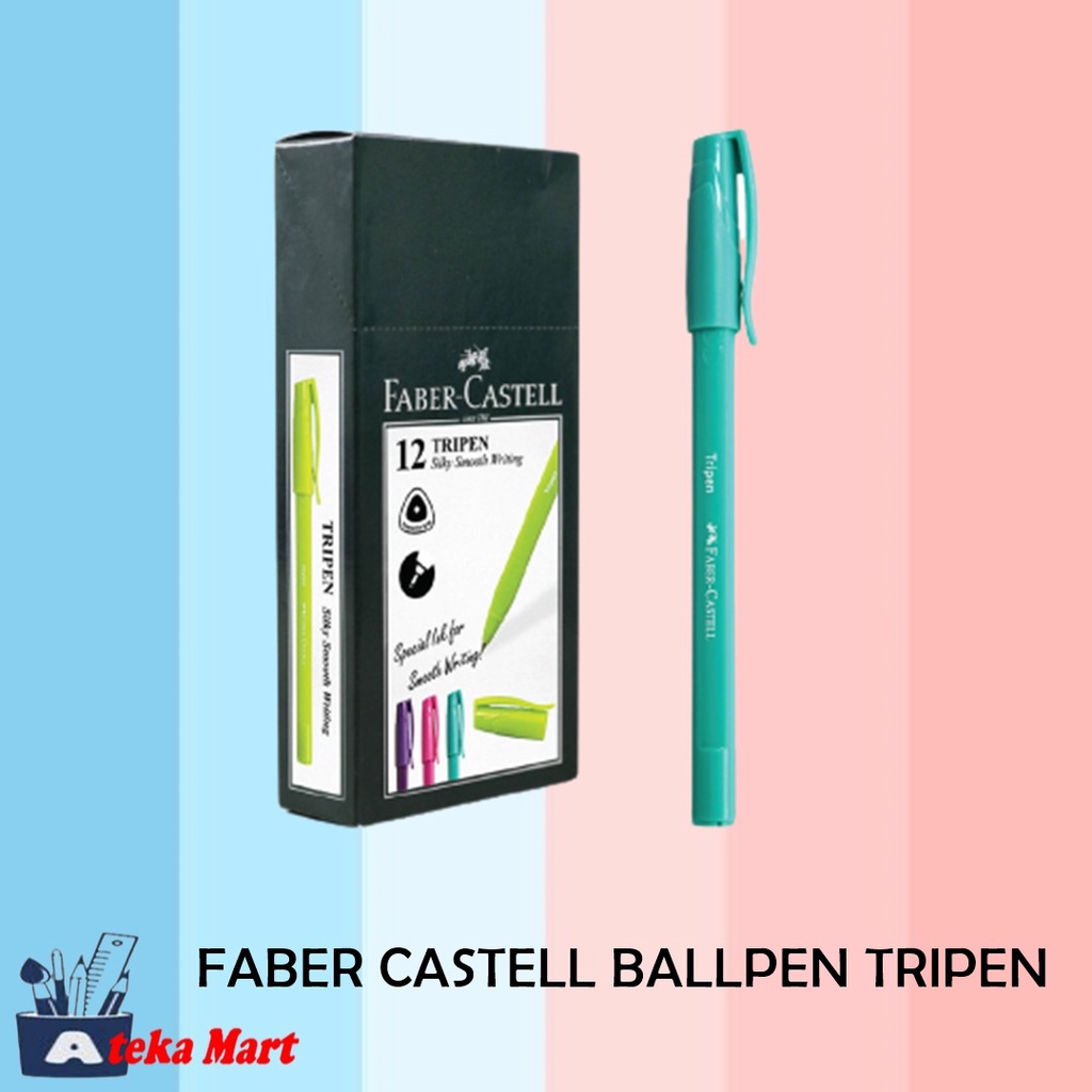 

[BOX/12PCS] FABER CASTELL BALLPEN TRIPEN