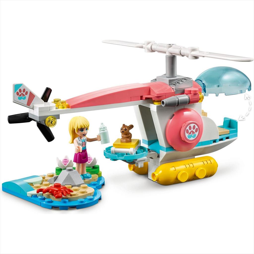 lego friends helicopter rescue