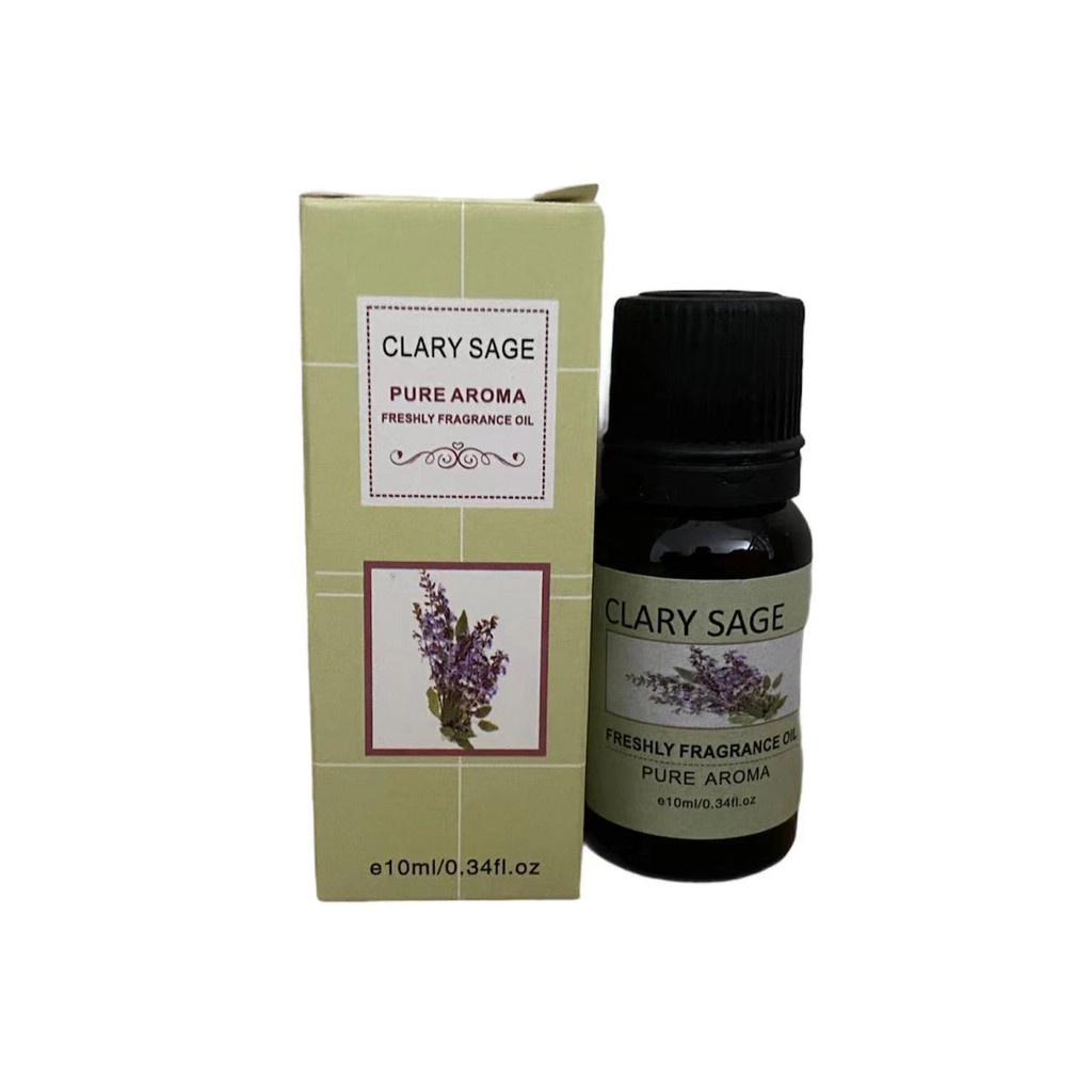 [1KG=30Botol] OIL AROMA THERAPY HUMIDIFIER FRAGRANCE OIL DIFFUSER MINYAK ESSENSIAL PENGARUM RUANGAN-04ClarySage