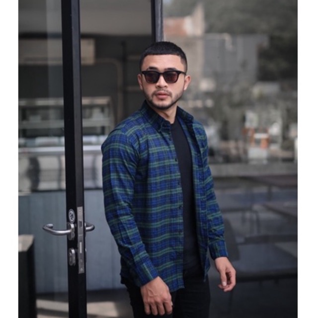 Reggo Kemeja Flanel Pria Deen