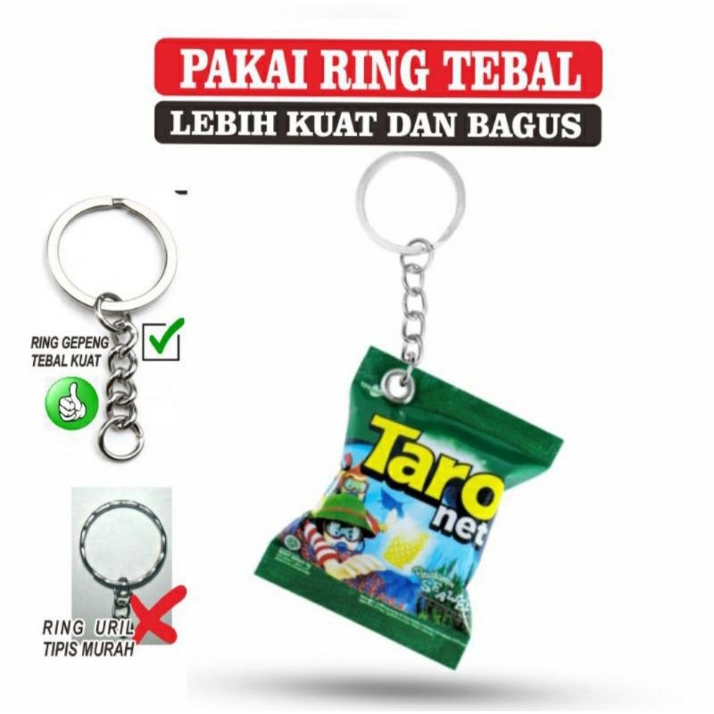 gantungan kunci miniatur snack tempelan kulkas miniatur snack