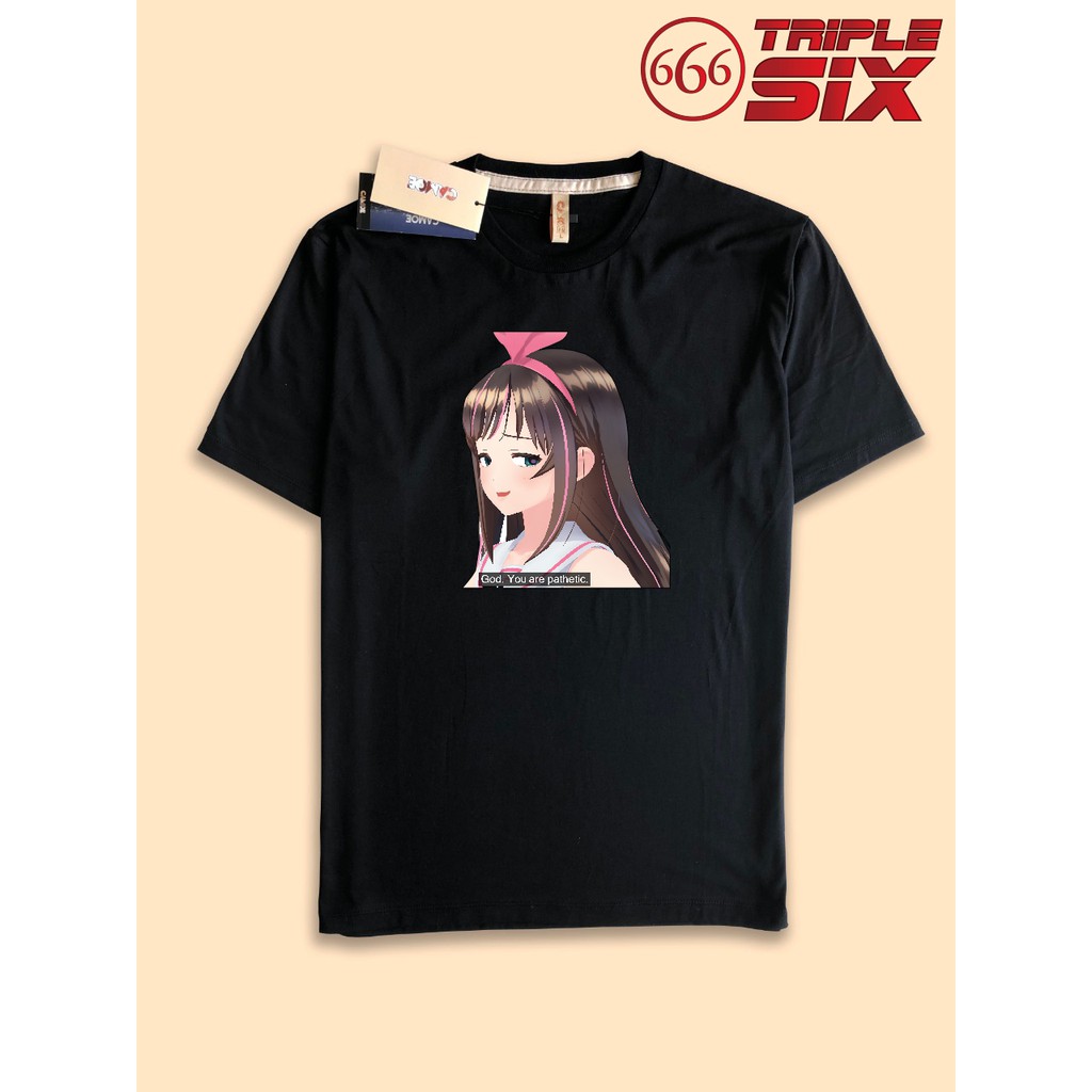 Kaos Tshirt Anime Kizuna AI Pathetic vTuber