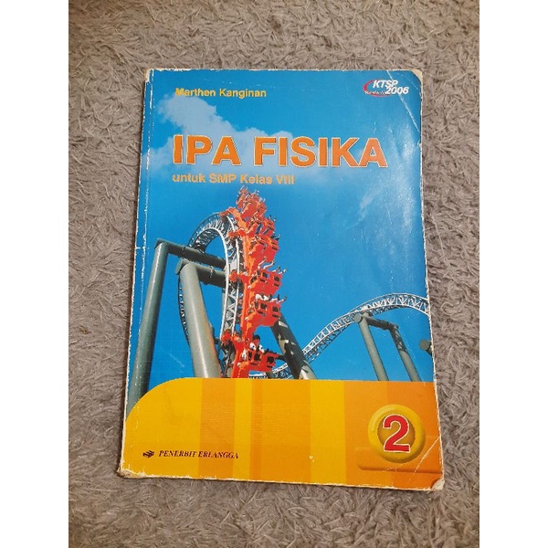[PRELOVED] ORIGINAL BUKU IPA FISIKA ERLANGGA UNTUK SMP KELAS 8