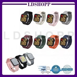 LDS J021 Jam Tangan Elektronik Fashion Rubber LED Digital Anti Air Termurah Import