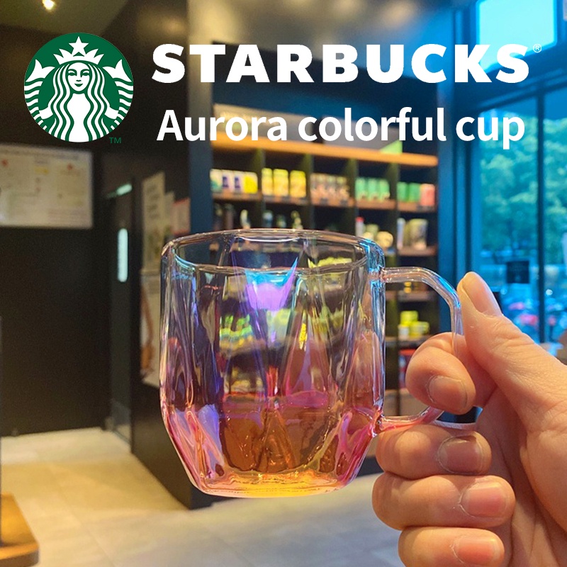 Tumbler Starbucks Color Changing Glass Cups Colour Reusable Cup(Gratis Sendok) Edisi Terbatas