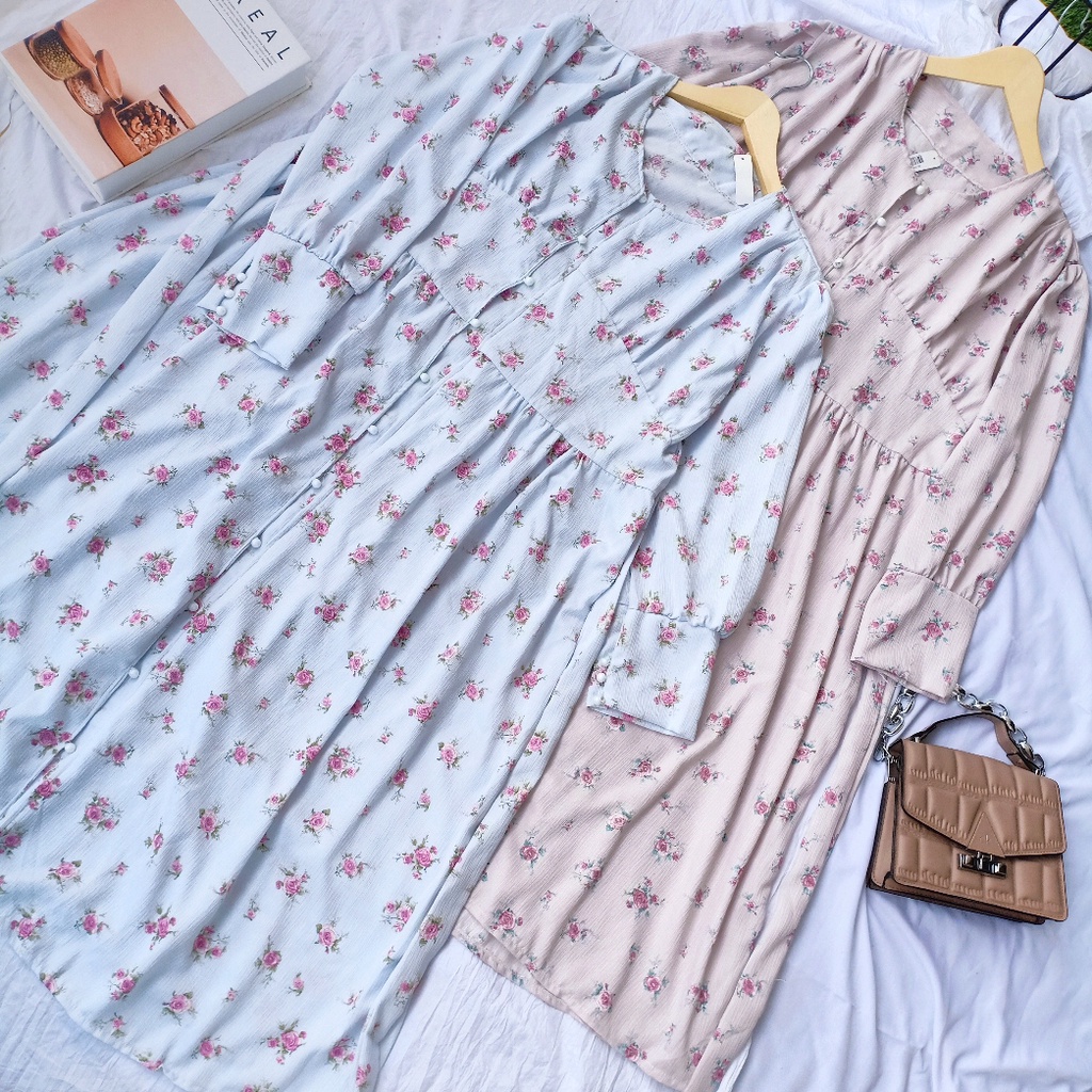 gamis Midi wanita Lesti serat kayu miudis gamis lesty wanita bordir Gamis midi umpak gamis kerah Kor