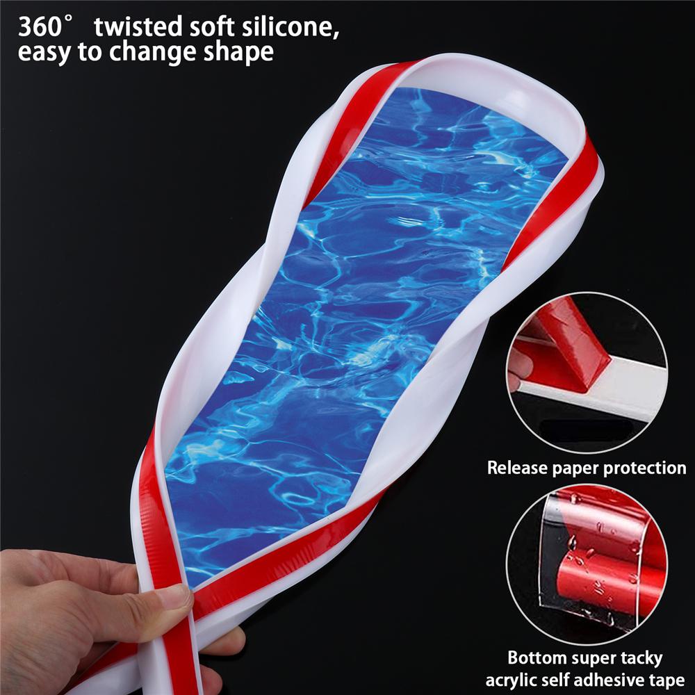 Populer Air Bendungan Dapur Dan Kamar Mandi Shower Threshold Splash Guard Seal Strip