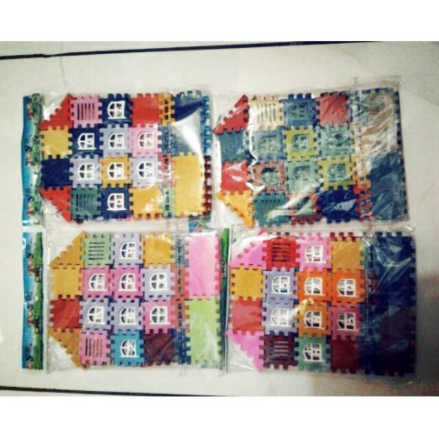 Mainan Rumah Block / Lego Susun Rumah / Lego Bongkar Pasang Rumah