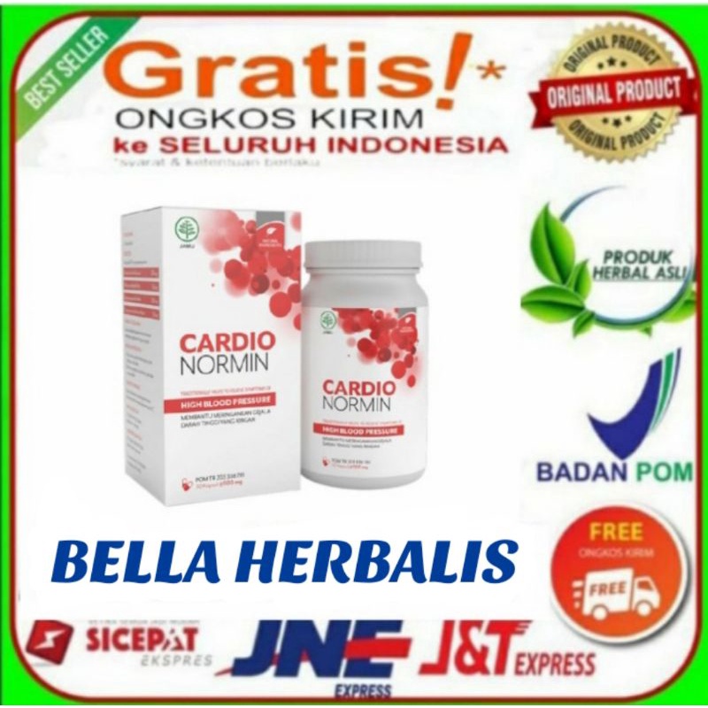 ( BELI 3 GRATIS 1 )  CARDIONORMIN ASLI ORIGINAL OBAT HIPERTENSI ASEM URAT JANTUNG CARDIO NORMIN
