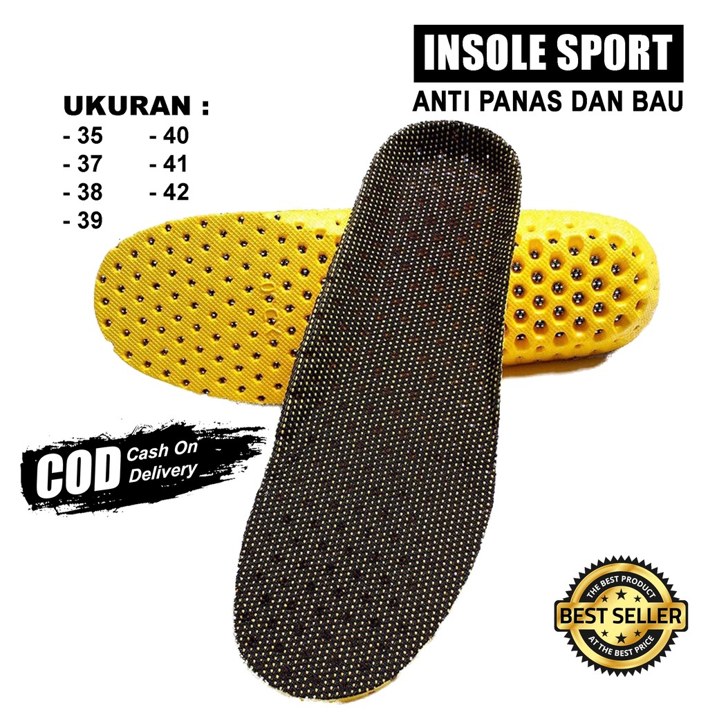 Alas Dalam Sepatu Anti Panas dan Bau Motif Sarang Lebah Insole Sport Sneakers Sol Sepatu Olahraga