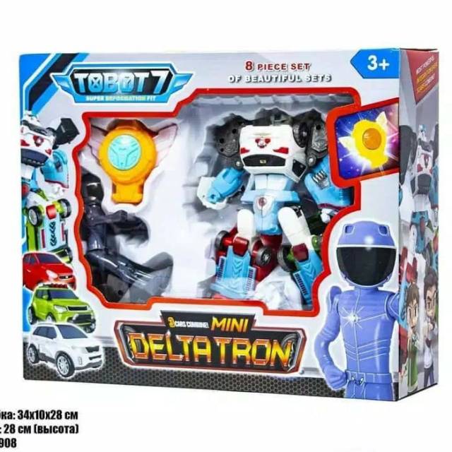 TOBOT DELTATRON, TOBOT QUATRAN 4 & TOBOT CHAMPION