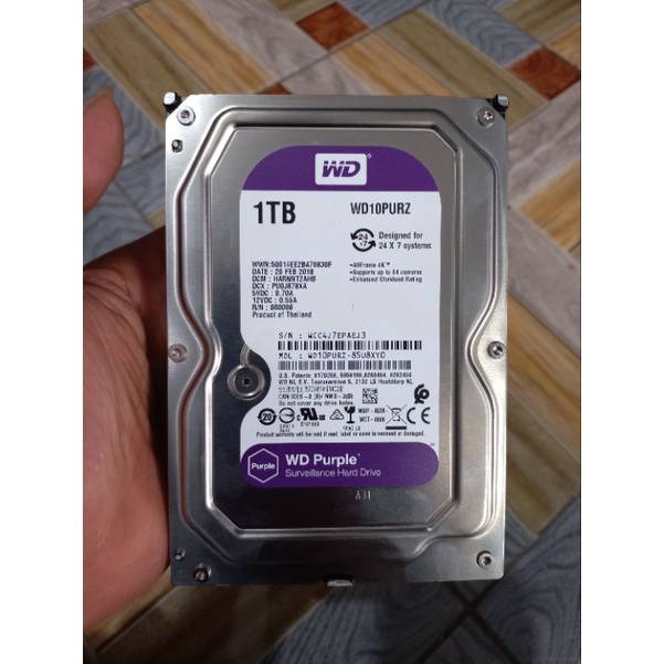 Harddisk hardisk Sata 1TB internal PC, HDD untuk CCTV