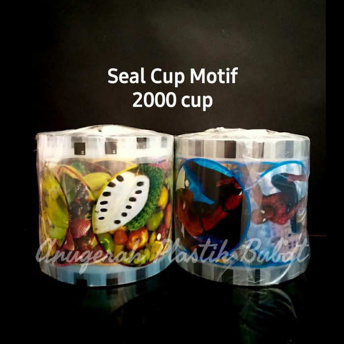 lid cup sealer/cup sealer motif untuk 2000an cup