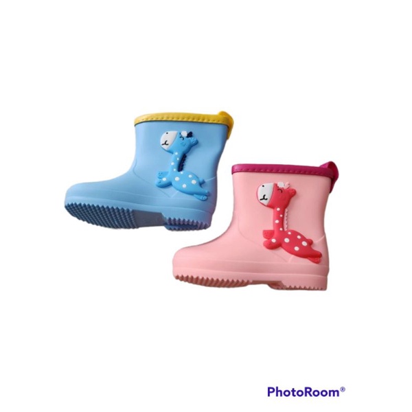 DINOSAUR Rain BOOTS Sepatu boot anak anti air top good ok