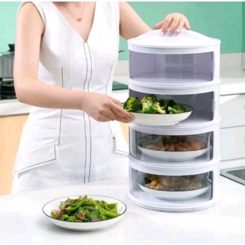 Rak Makanan 4 Susun/Tudung Saji 4 Susun