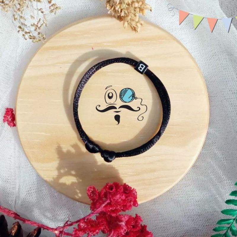 [BISA COD] Gelang inisial Gelang Huruf Gelang Abjad (1 HURUF A  ~ Z ) GELANG INISIAL NAMA