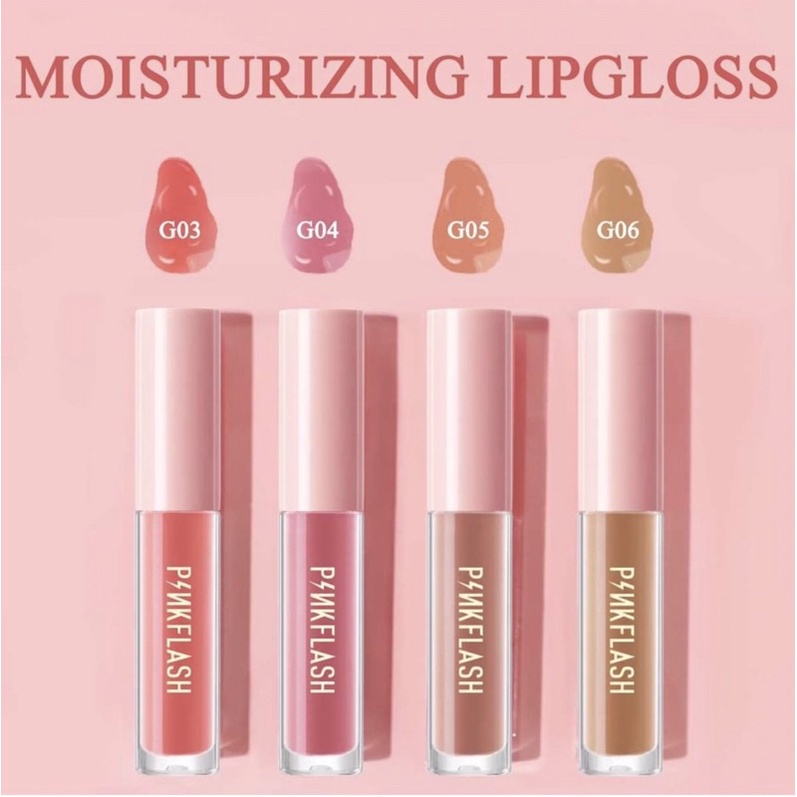 PINKFLASH LipGloss OhMyGloss Original Lip Gloss Pelembab Bibir