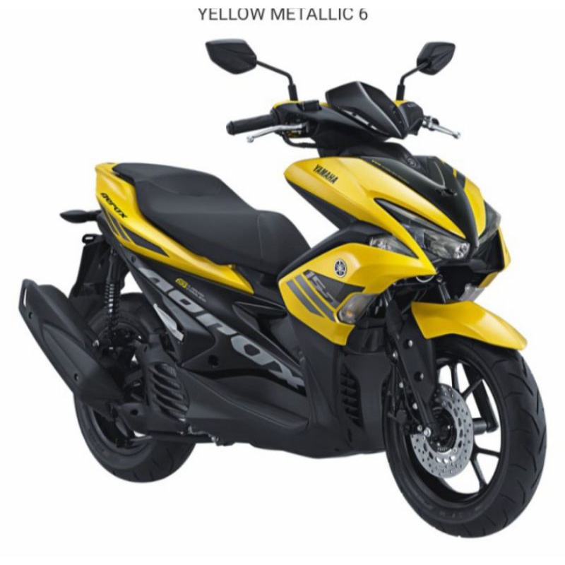 pesenan full set body halus kuning aerox 155 original yamaha ygp