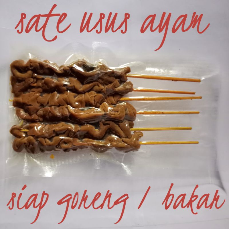 

Makanan Viral Sate Usus Ayam frozen / Frozzen tinggal goreng atau bakar frozen food